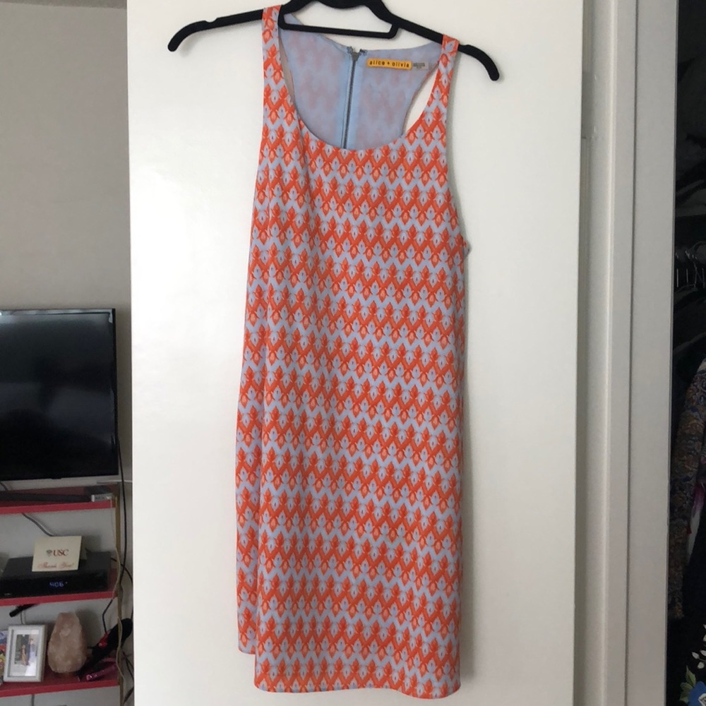 Patterned Alice and Olivia sun dress